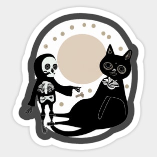 Dia de los Jelly cat Sticker